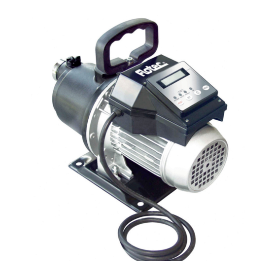Flotec ergon 5000 Use And Maintenance Manual