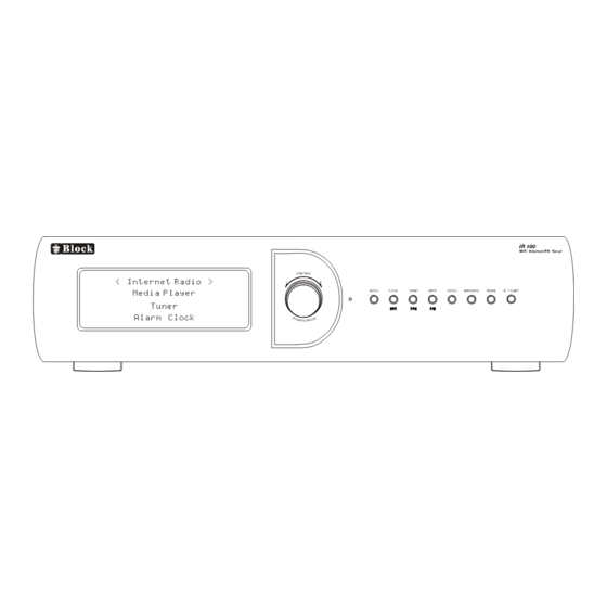 Block IR 100 Instruction Manual