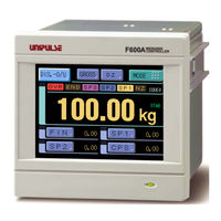 Unipulse F600AT Operation Manual