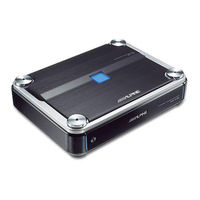 Alpine PDX-4 - Amplifier Owner's Manual