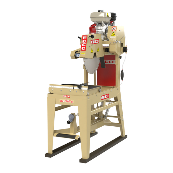 Edco MASONRY GMS- 20 Operator's Instruction Manual