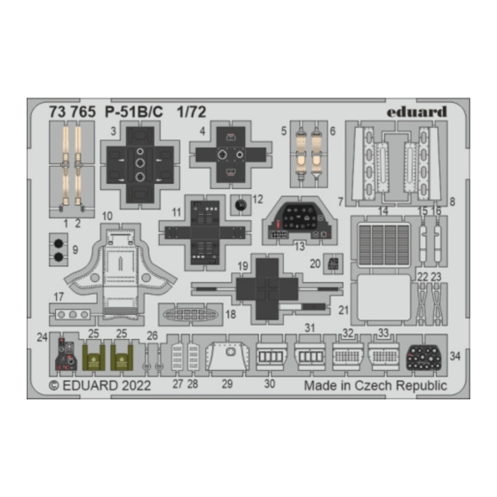 Eduard P-51B/C Assembly Instructions
