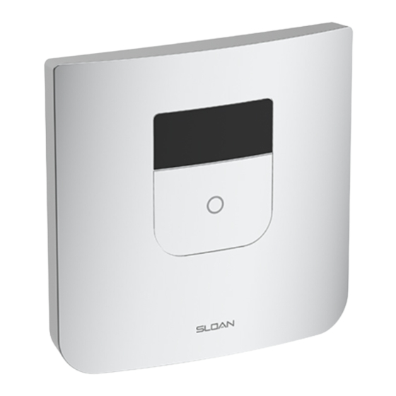 Sloan TruFlush Repair Parts And Maintenance Manual