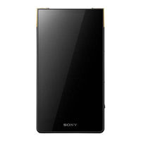 Sony NW-ZX707 Help Manual