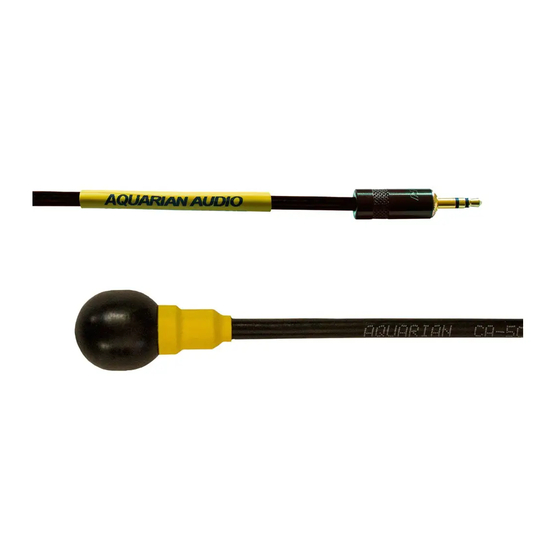 Aquarian Audio Products H3 User Manual
