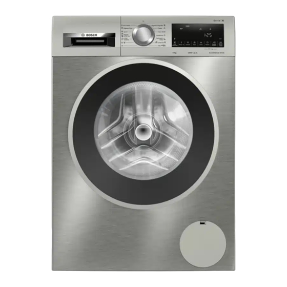 Bosch WGG14Z0XES User Manual And Installation Instructions