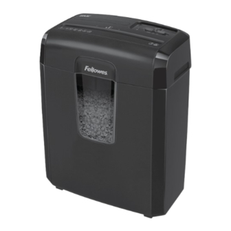 Fellowes Microshred 8MC Manual