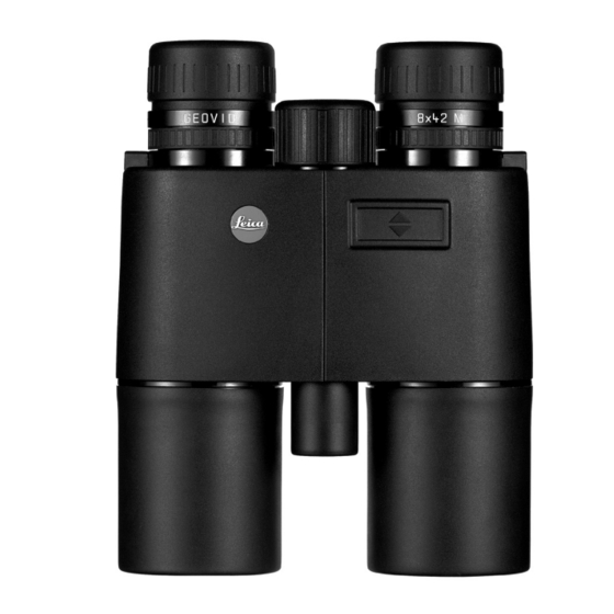 Leica GEOVID 8 x 42 BRF Instructions Manual