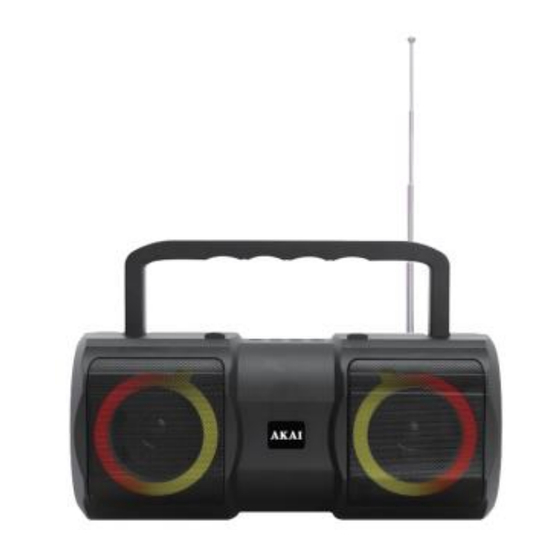 Akai ABTS-15 User Manual