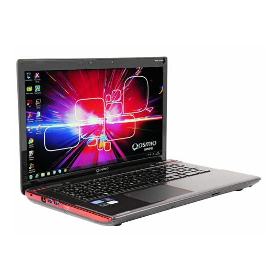 Toshiba X870 User Manual