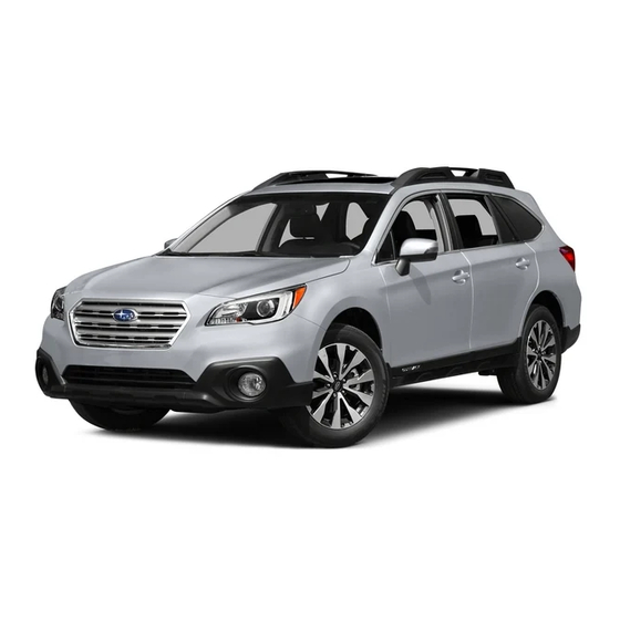 Subaru Legacy 2015 Technicians Reference Booklet