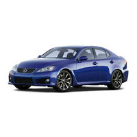 Lexus IS-F 2008 Towing And Road Service Manual