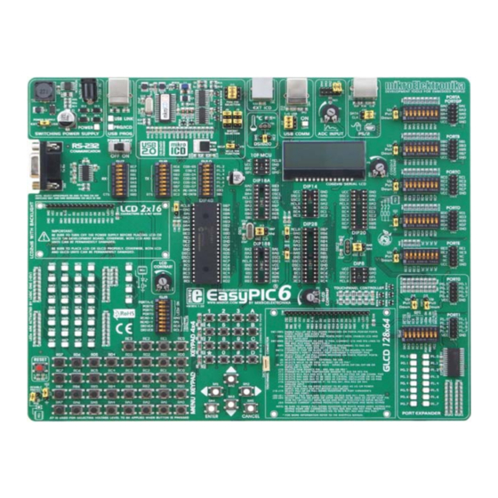 mikroElektronika EasyPIC 6 User Manual