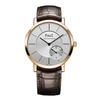 Piaget 1200P Instructions For Use Manual