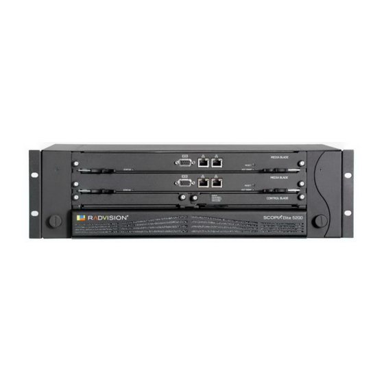 RADVision SCOPIA Elite 5230 Platform Manuals