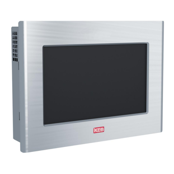 KEB C6 HMI Instruction Manual