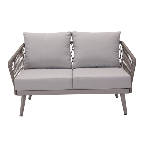Leisuregrow Sarasota 2 Seat Sofa and Cushions Assembly And Care Instructions