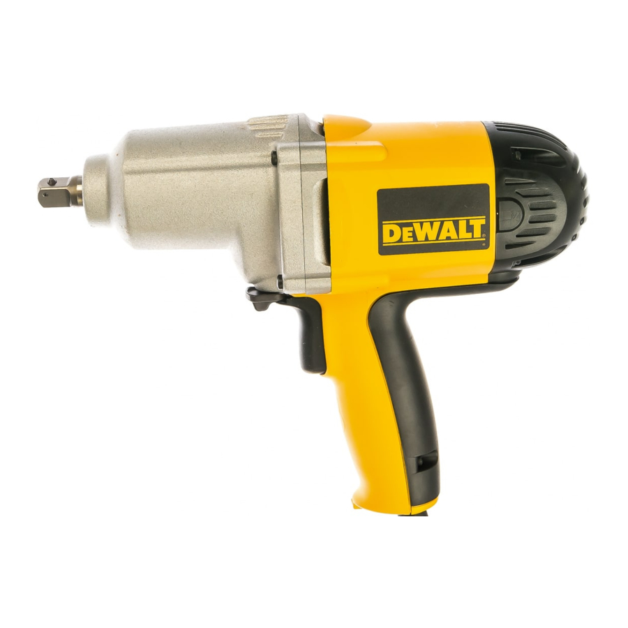DeWalt DW292 Instruction Manual