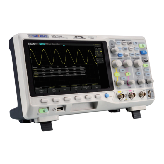 SIGLENT SDS1000X Series Quick Start Manual