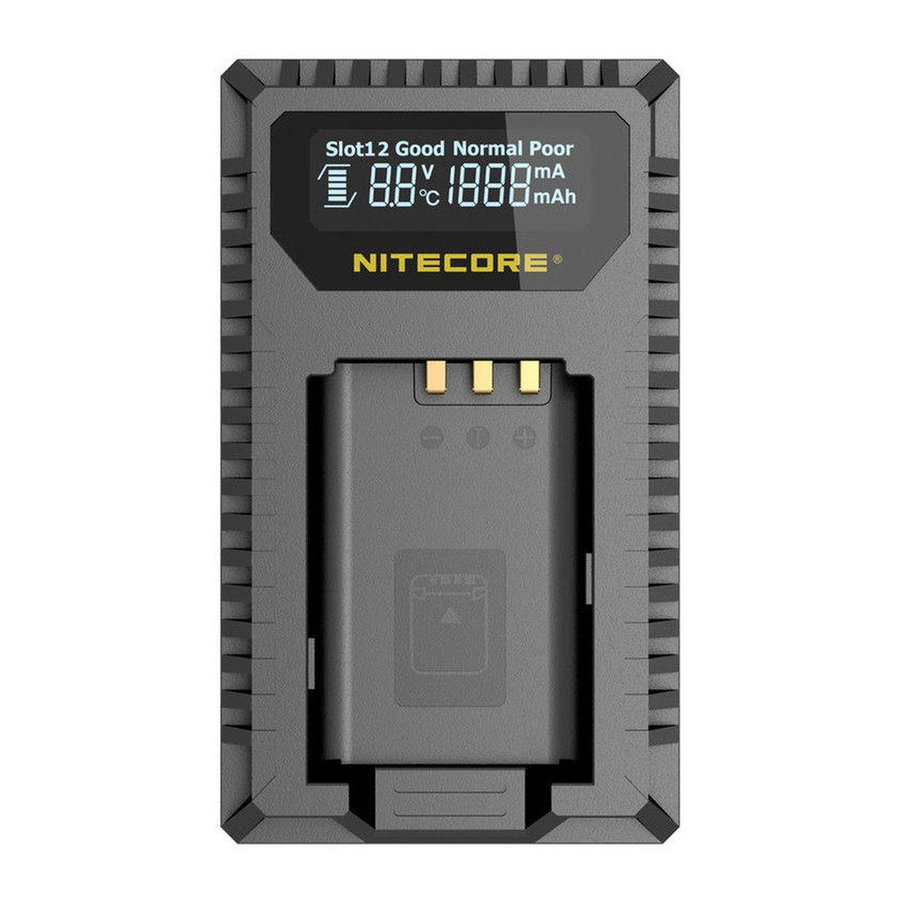 Nitecore USN2 - SONY Battery Charger Manual