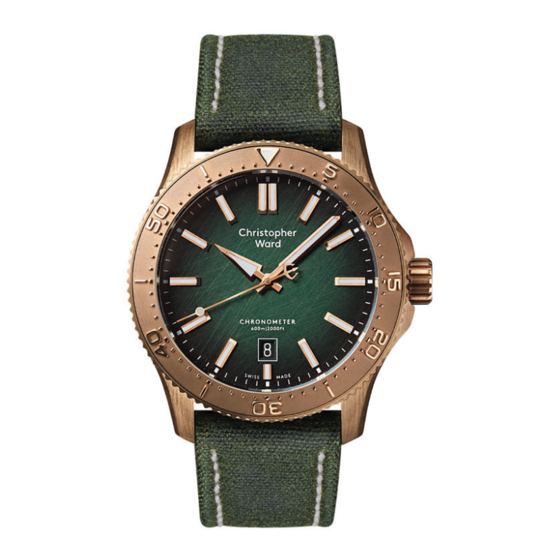 Christopher Ward C60 Bronze Ombre Green COSC LE Manuals