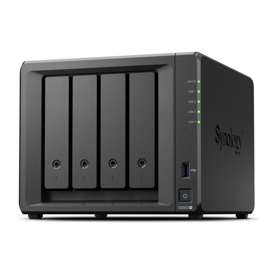 Synology DS923+ Storage Server Manual