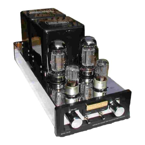 Audio Space 6M-KT88 Quick Manual