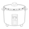 Rice Cooker Panasonic SR-W18FSP Operating Instructions Manual