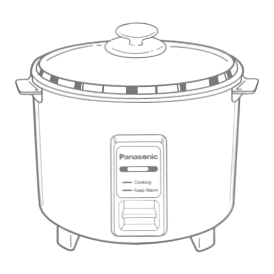 Panasonic SR-W18FSP Operating Instructions Manual