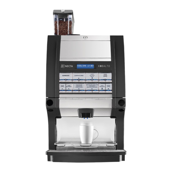 Necta Kobalto espresso Instructions Manual