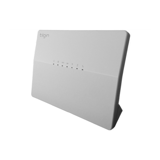 tilgin HG2500 Series Quick Manual