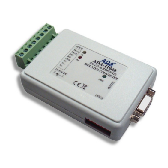 CEL-MAR ADA-I1040 User Manual