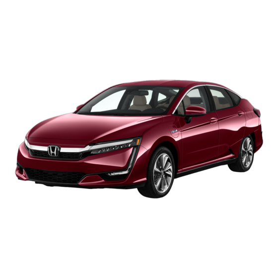 Honda Clarity ELECTRIC 2018 Owner's Manual