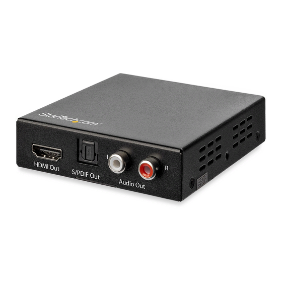 StarTech.com HD202A Quick Start Manual