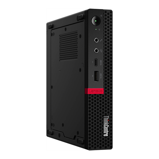 Lenovo ThinkCentre M630e Desktop Computer Manuals