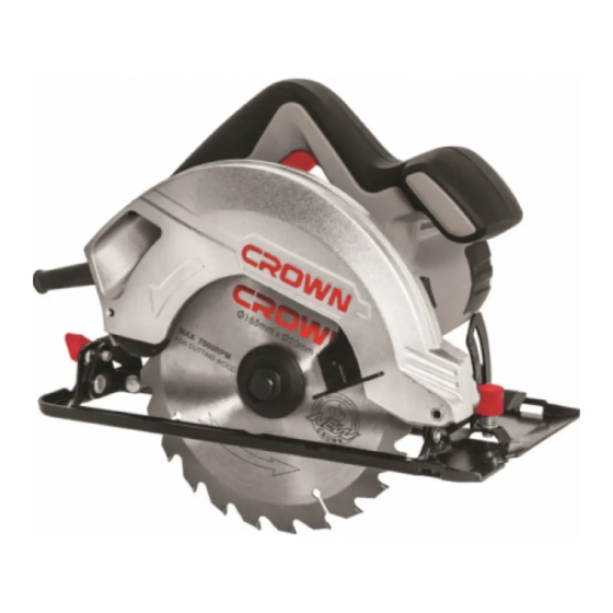 Crown CT15187-165 Circular Saw Manuals