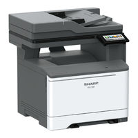 Sharp MX-C358F User Manual