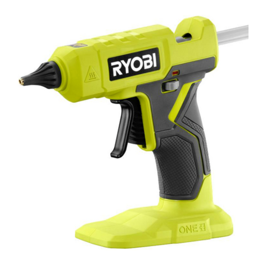 Ryobi PCL921 - 18 VOLT GLUE GUN Manual