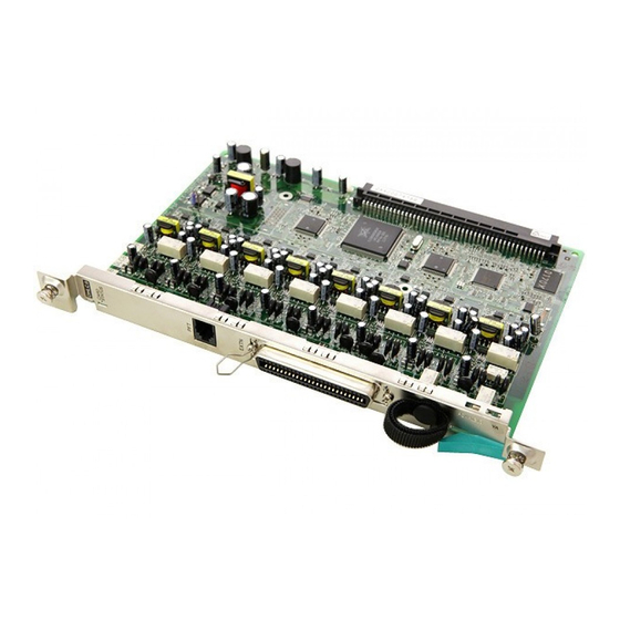 Panasonic KX-TDA0170XJ Manuals