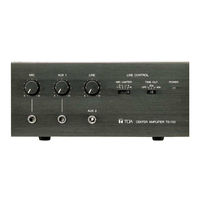 Toa TS-701 Instruction Manual