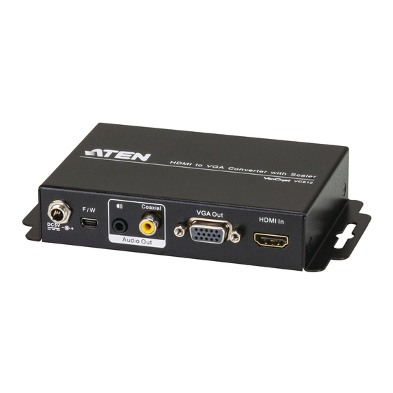 ATEN VC812 User Manual