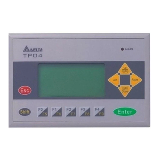 Delta TP04 Series Instruction Sheet