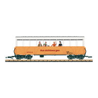 LGB RhB offener Guterwagen mit Band Manual