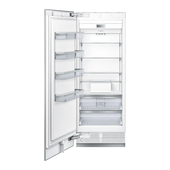 User Manuals: Thermador T24IF900SP Built-in Freezer