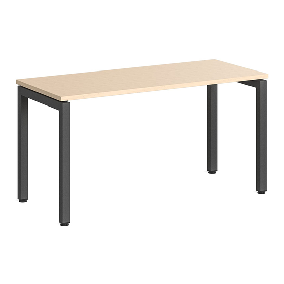 Steelcase Ottima Portico Desk Quick Manual