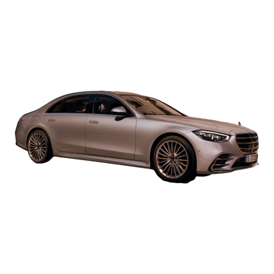 Mercedes-Benz S-Class Saloon W223 2021 Owner's Manual