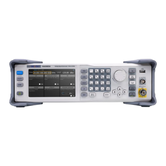 SIGLENT SSG5000A Service Manual