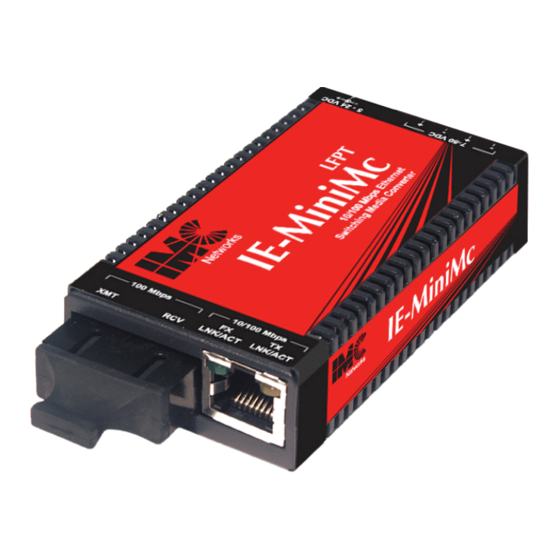 IMC Networks IE-MiniMc LFPT Operation Manual