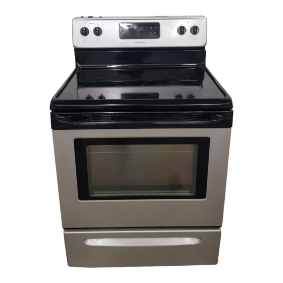 Frigidaire CFEF3018LMB Use & Care Manual