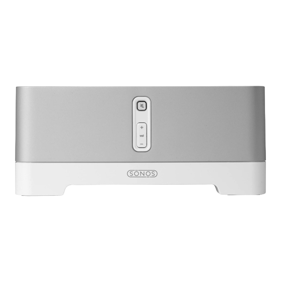 Sonos ZonePlayer ZP100 User Manual